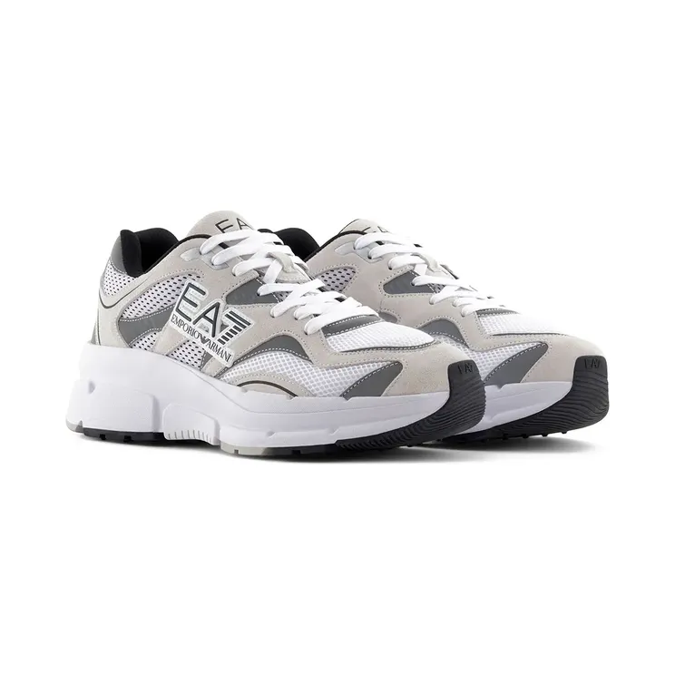 Ea7 Emporio Armani Triple White / Silver (X8X237XK425M01968)