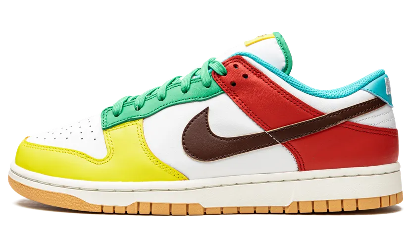 Nike Dunk Low Chinese New Year Firecracker (2021) – “White / Light Chocolate / Roma Green” (DH0952-100/DD8477-446)