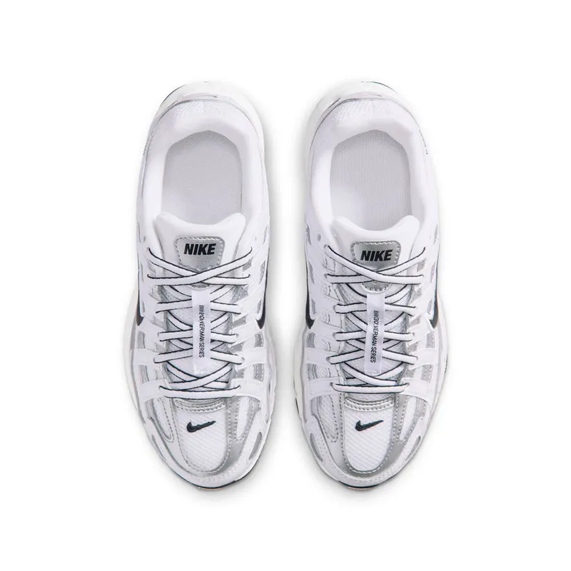 Nike P-6000 White/Metallic Silver/Black (IU7568-100)