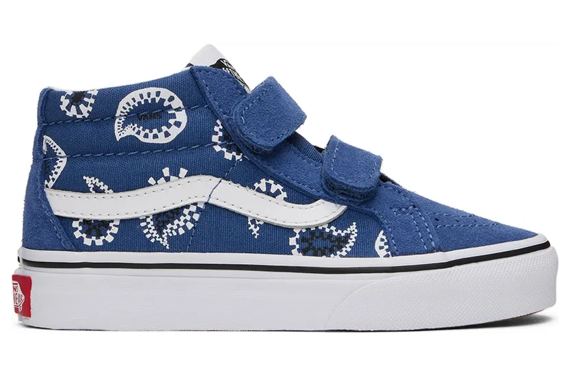 Vans Kids Navy SK8-Mid Reissue V Little Kids Sneakers (VN0A38HHNVY)