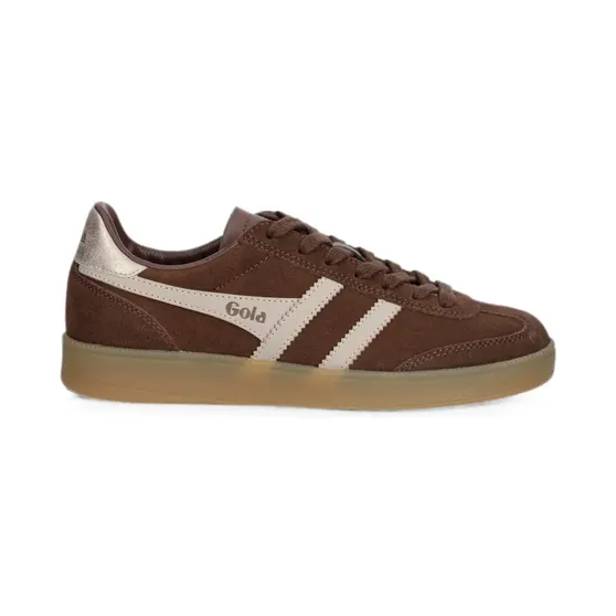 Gola Viper Wildleder-Sneakers -Patch “Brown” (CLB735TC2)