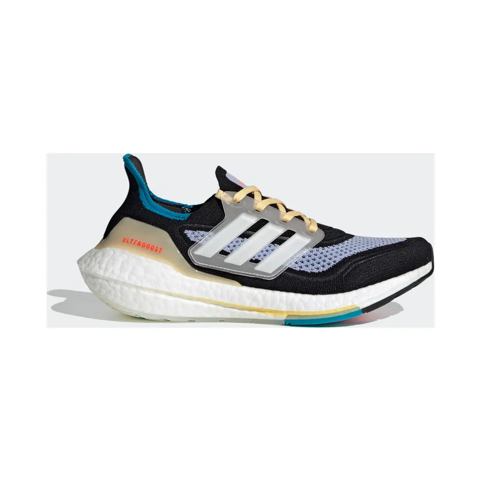 adidas Ultraboost 21 Laufschuh Core Black / Cloud White / Violet Tone (S23836)