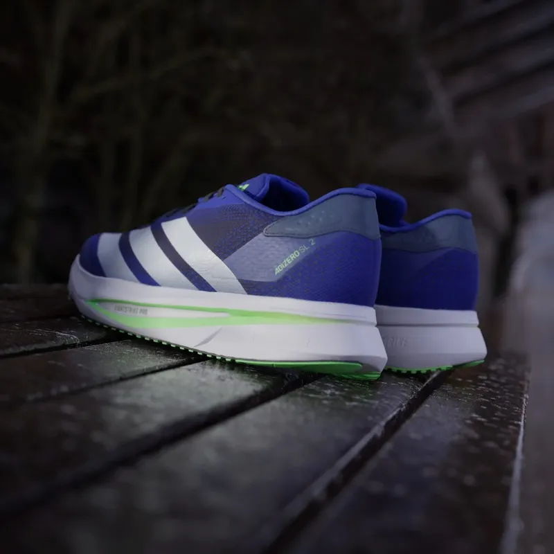 Adidas Adizero SL 2 Lucid Blue / Cloud White / Lime Burst (JQ0347)