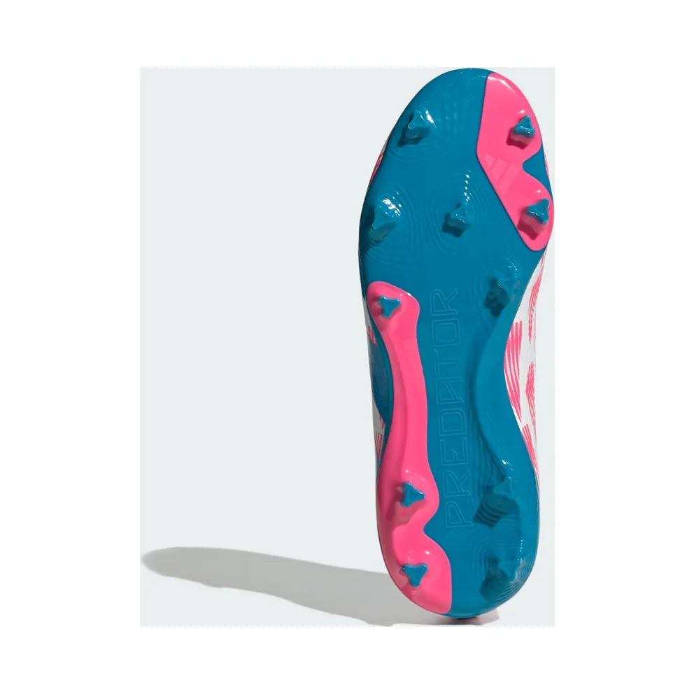 adidas Predator League FG Cloud White Solar Blue Solar Pink (IF6352)