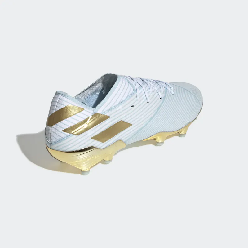 adidas Nemeziz Messi 19.1 FG 15 Year Bold Aqua Gold Bold Aqua/Gold Metallic/Cloud White (EE7849)