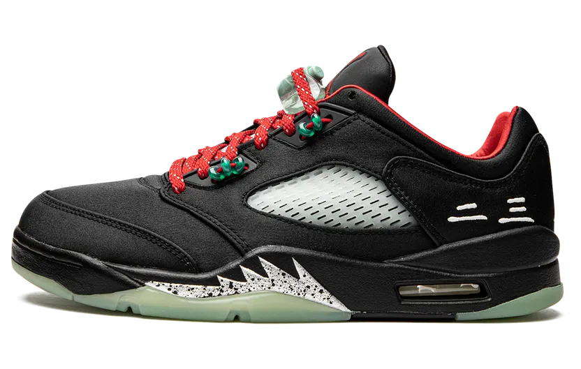 Air Jordan 5 x Clot Low Black Red (DM4640-036)