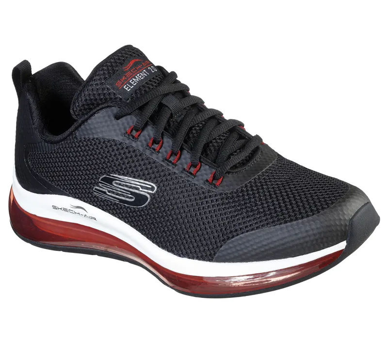 Skechers Skech-Air Element 2.0 – Lomarc – Black / Red (232036 BKRD)
