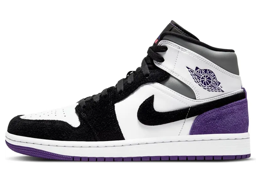 Air Jordan 1 Mid SE Purple (852542-105)