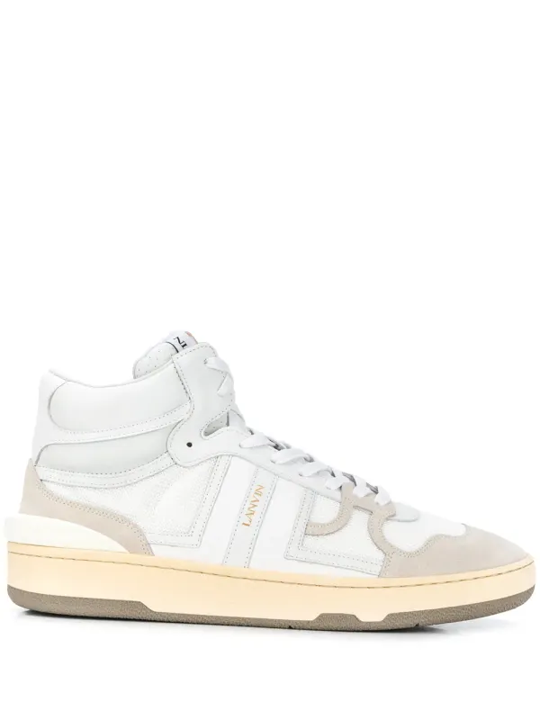 Lanvin ‘Clay’ High-Top- – White (FMSKDK01NASHA20)