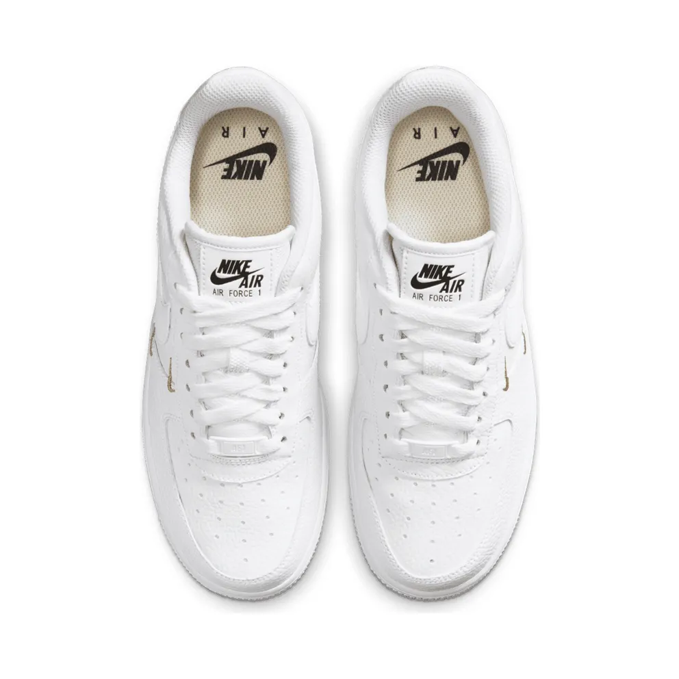 Nike Air Force 1 ’07 ESS White Metallic Gold (CT1989-100)