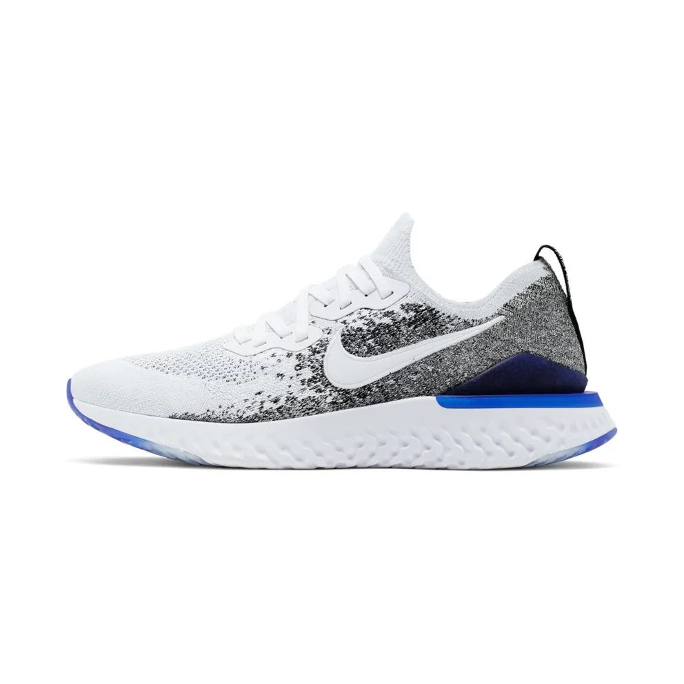 Nike Epic React Flyknit 2 White Black Racer Blue White/White-Black-Racer Blue (BQ8928-102)