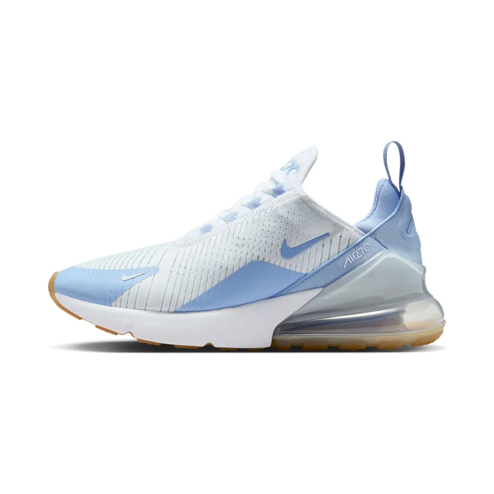 Nike Air Max 270 “White Blue Tint Gum Light Brown Aluminum” (HJ3222-103)
