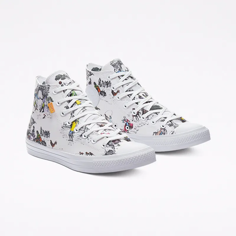 Converse Chuck Taylor All-Star Hi Union White White/Multi-White (169115C)
