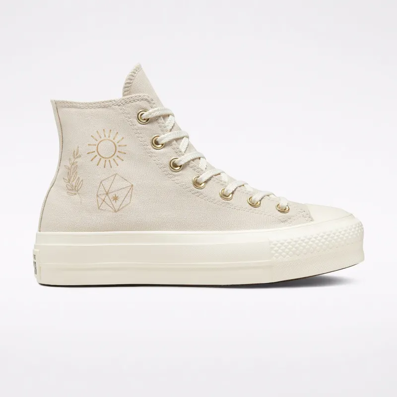 Converse Chuck Taylor All Star Lift Platform Golden Elements Desert Sand/egret/light Gold (A02205C)