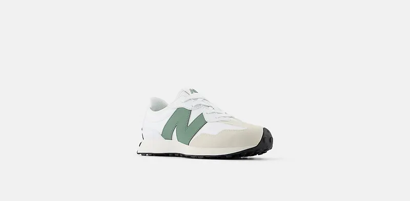 New Balance 327 White Dark Juniper (GS327SJ)