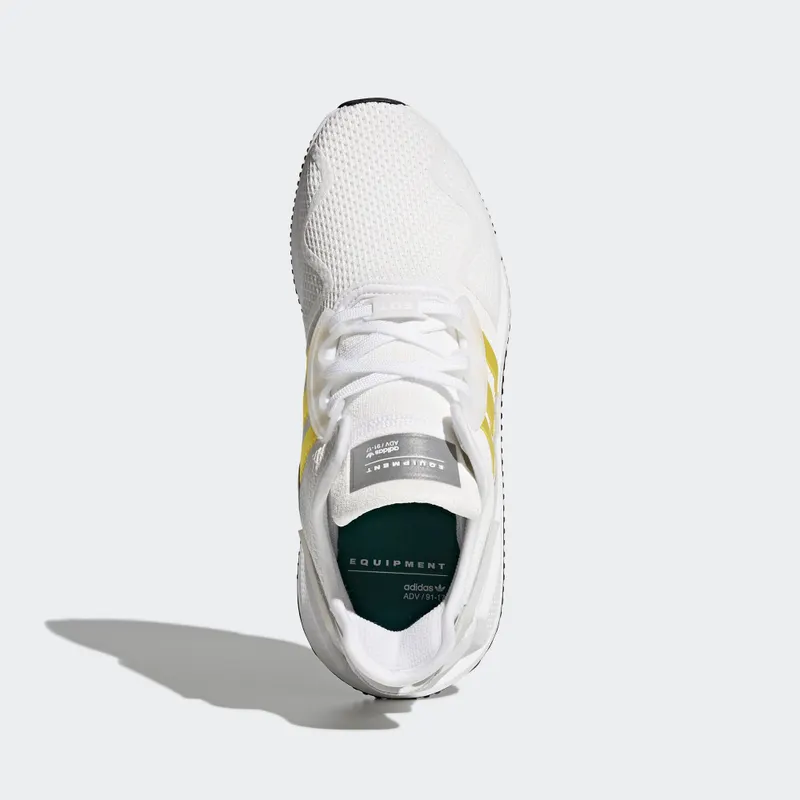 adidas EQT Cushion Adv White Equipment Yellow Footwear White/Equipment Yellow/Silver Metallic (CQ2375)