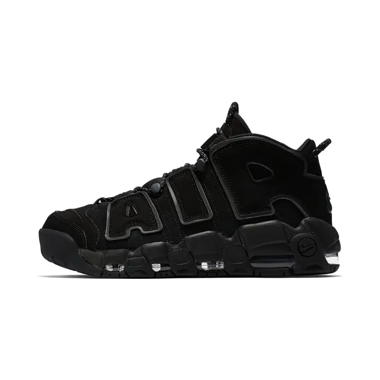 Nike Air More Uptempo Triple Black Reflective (414962-004)