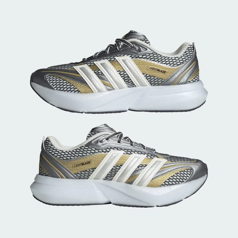 Adidas Lightblaze Glow Core White / Silver Metallic / Matte Gold (JP6324)