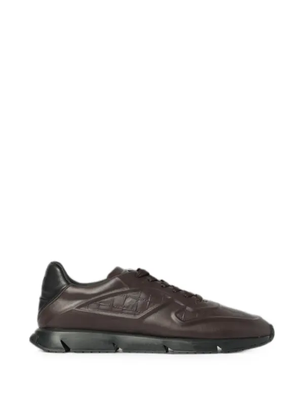 Cesare Paciotti Sneakers with krokodillen-reliëf – Brown (MU69381CA)