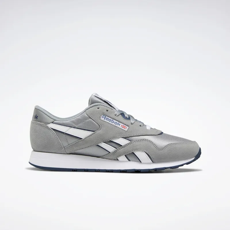 Reebok Classic Nylon Platinum / Platinum / Jet Blue-R (FV1594)