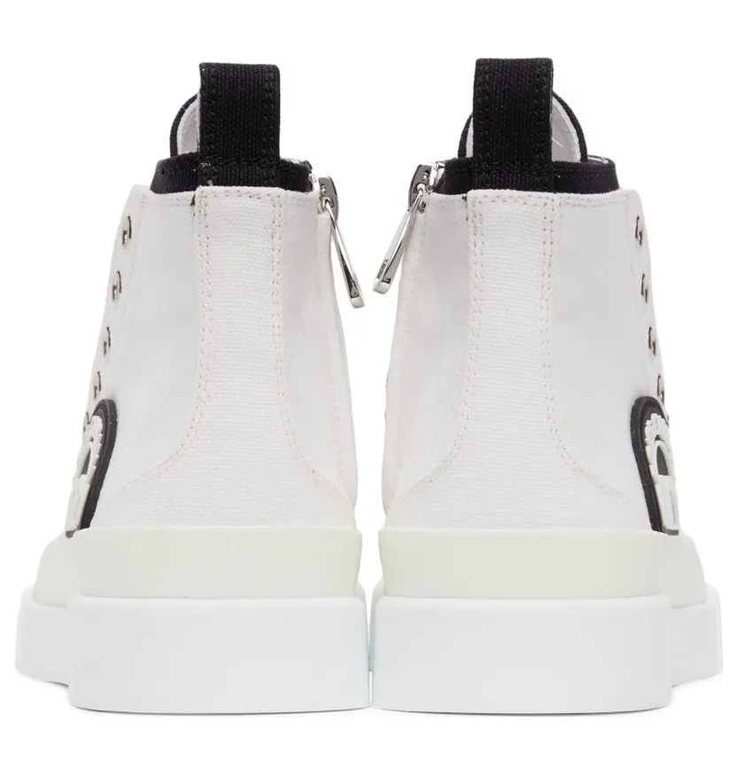 Dolce & Gabbana Portofino Light Colorblock Mid-Top Sneakers (CK1833 AO853) (4)