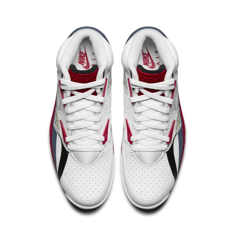Nike Air Trainer SC High White Magnet Grey Red White/Metallic Platinum-Dark Magnet Grey (302346-119)