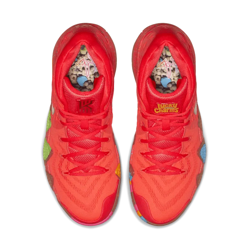 Nike Kyrie 4 Lucky Charms (Special Cereal Box Package) Bright Crimson/Multi-Color (BV0428-600)