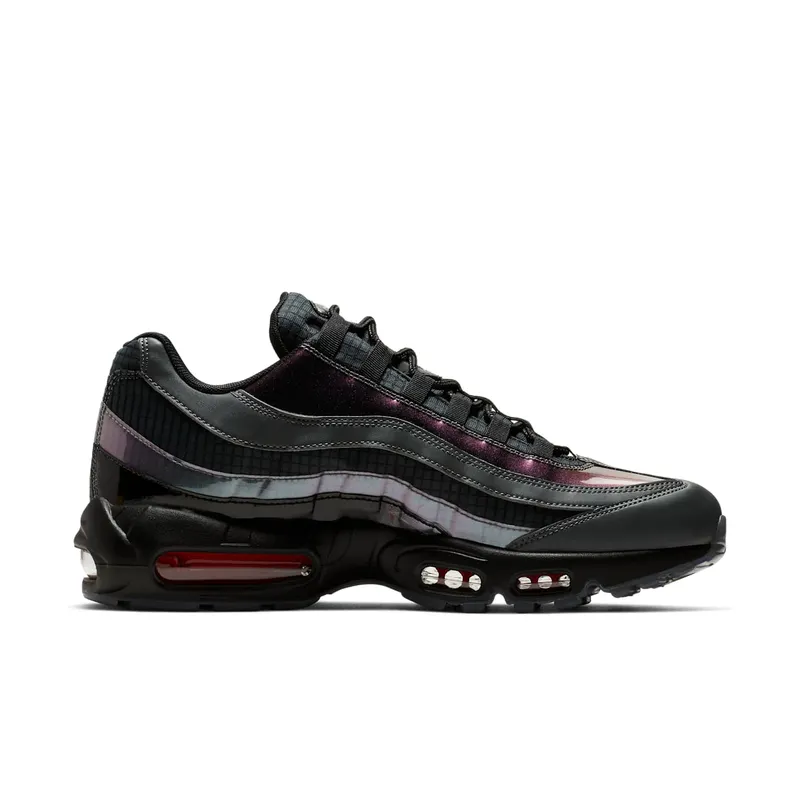 Nike Air Max 95 LV8 Black Black/Ember Glow-Dark Grey (AO2450-001)