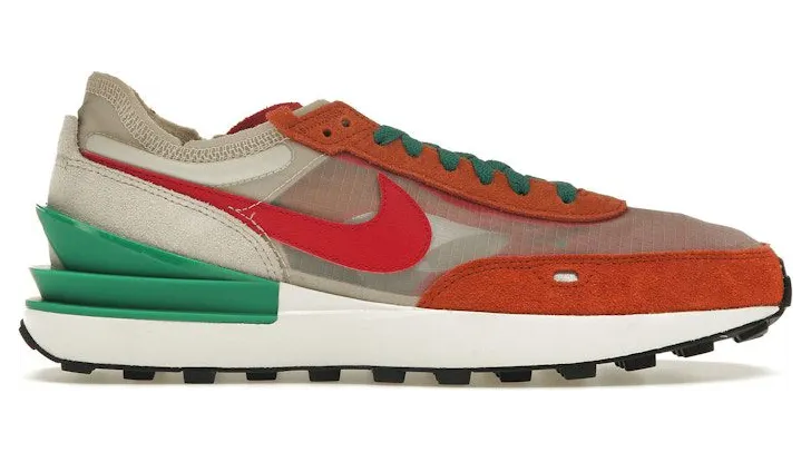 Nike Waffle One Burnt Sunrise Light Orewood Brown Malachite Mystic Hibiscus (DN4696-800)