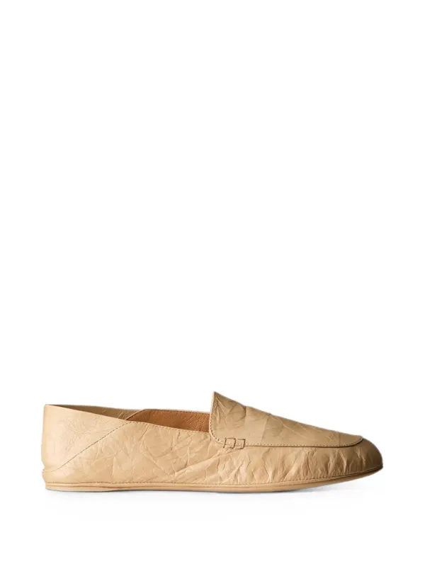 Calvin Klein Penny-Loafer mit Knitteroptik – Nude (LV0VY034407AI)