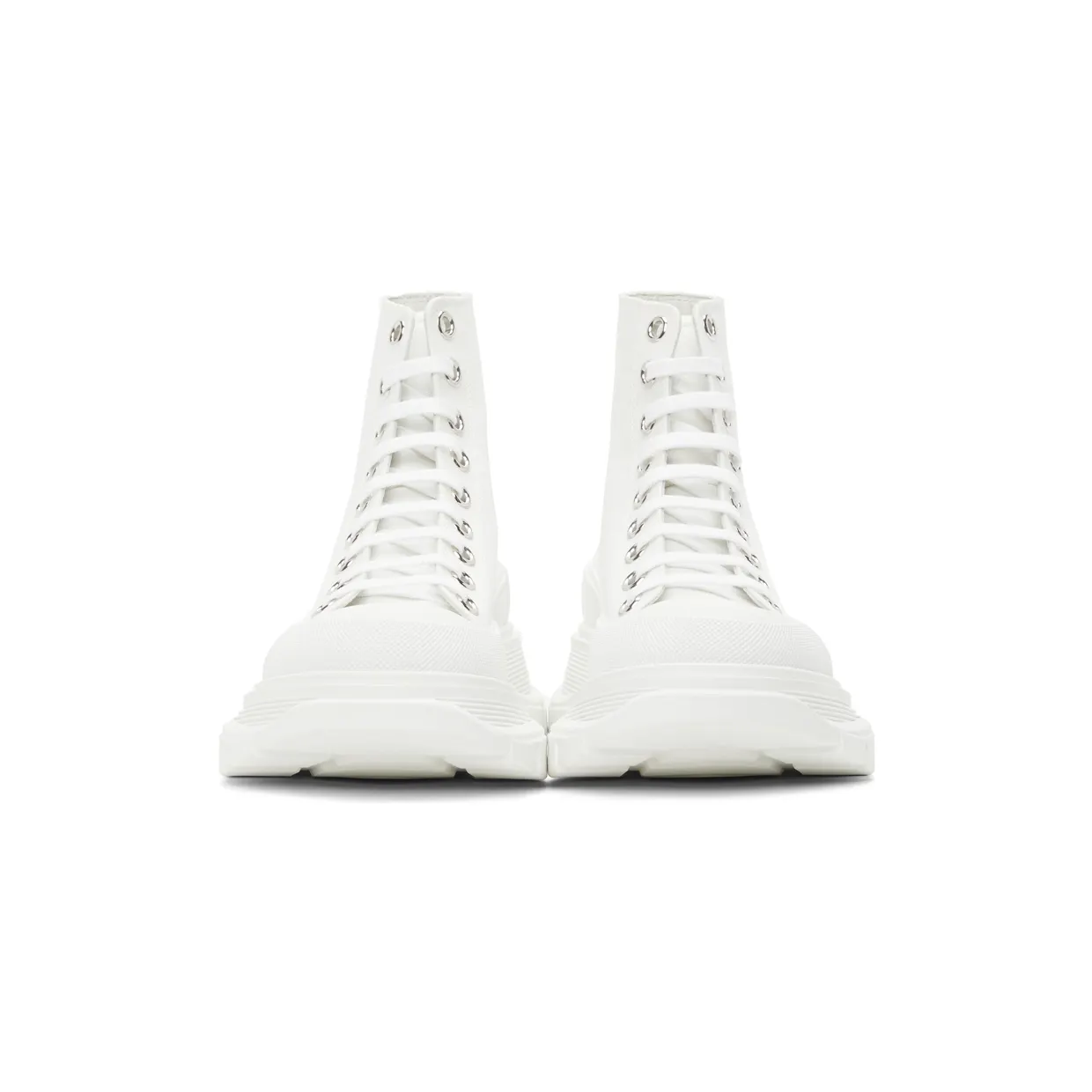 Alexander McQueen Black Tread Slick High Sneakers (611706 W4L32) (2)