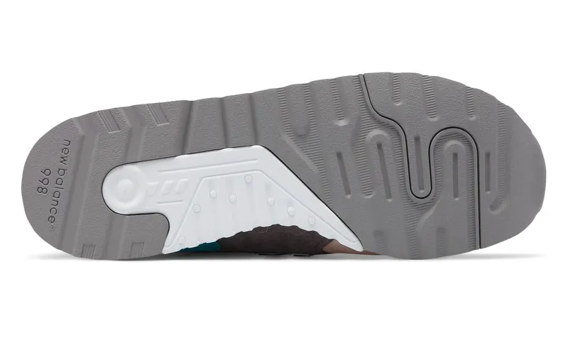 New Balance 998 Grey Blue Yellow Tan/Blue-Yellow (M998AWB)