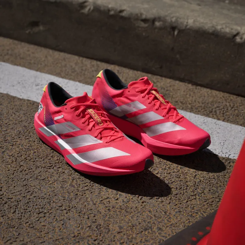 adidas Adizero Adios 9 Lucid Red Cloud White Pure Sulfur (IH5747)