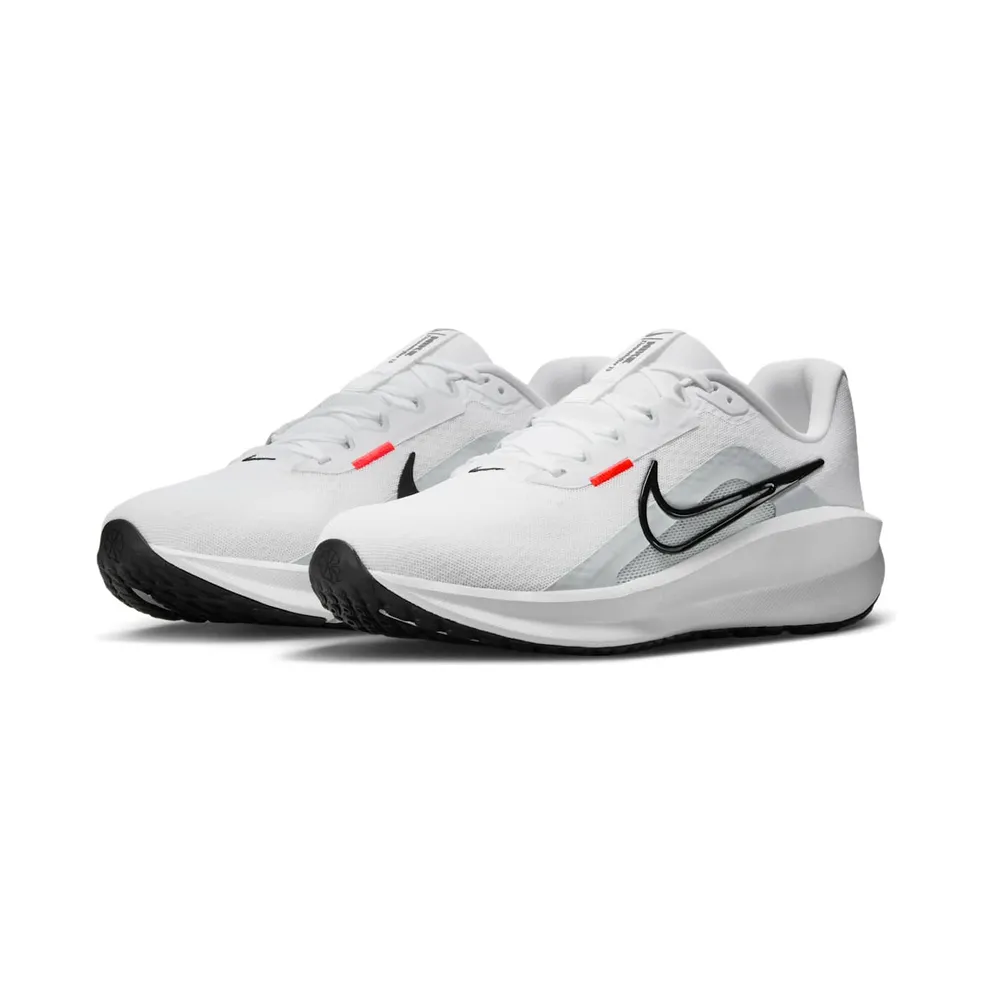 Nike Downshifter 13 White Pure Platinum Bright Crimson Black (FD6454-107)