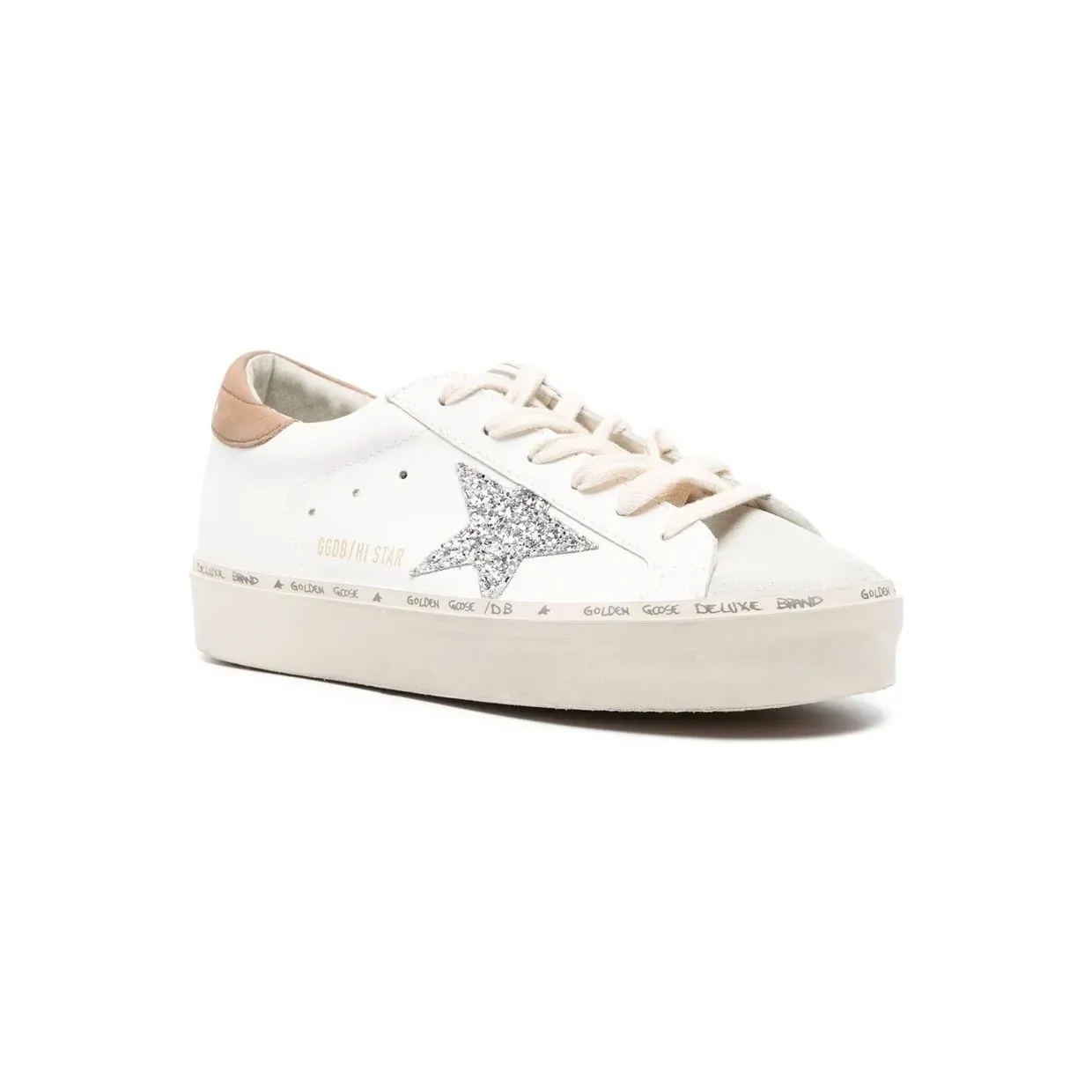 Golden Goose Star mit Schnürung “White” (GWF00118F003976)