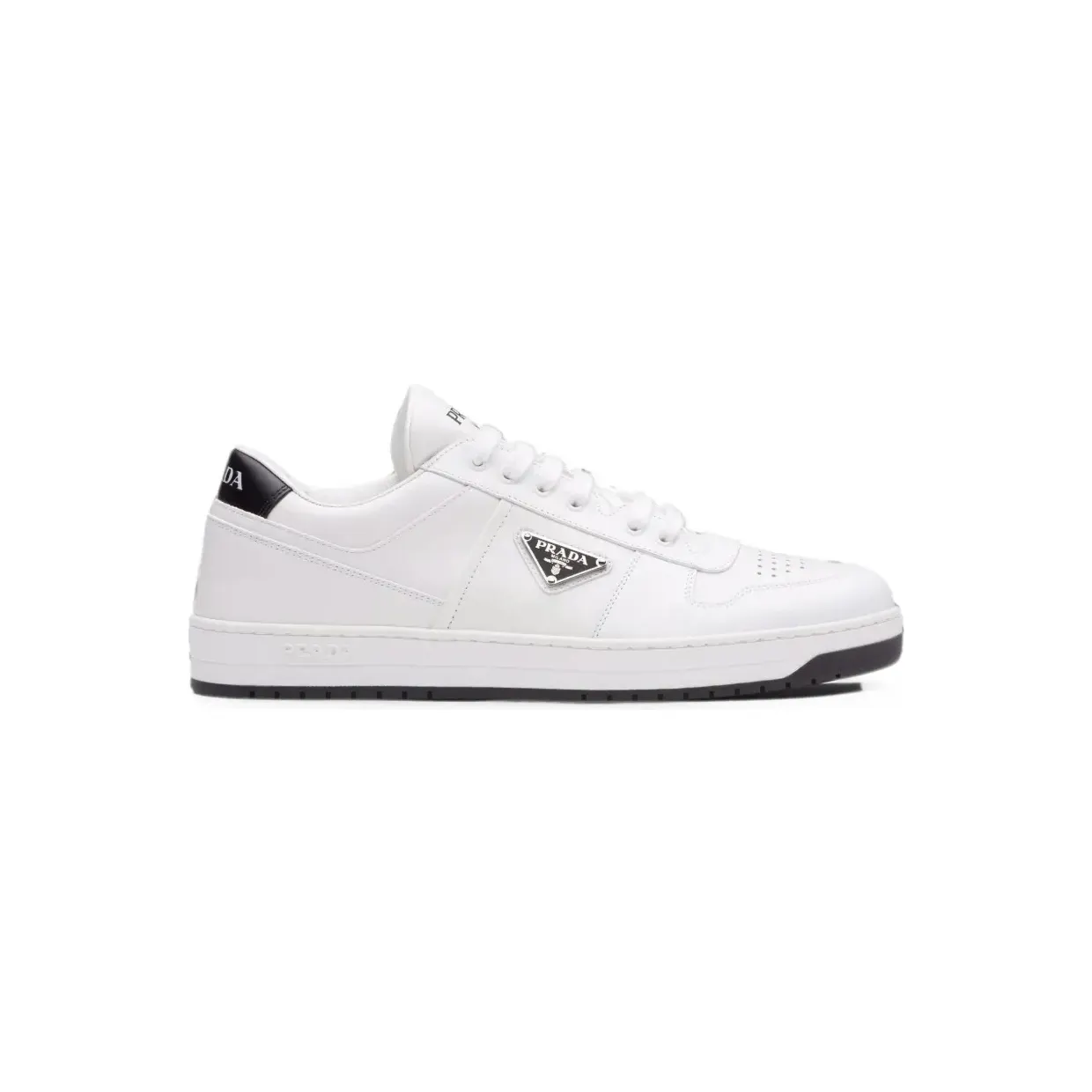 Prada Downtown leren “White” (2EE3643LJ8)