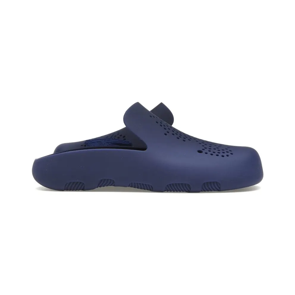 Burberry Stingray Perforated Slides Blue (8085695)