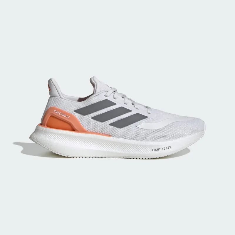 adidas Pureboost 5 Running “Crystal White / Iron Metallic / Cloud White” (JQ6909)