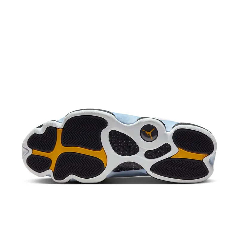 Air Jordan 13 Retro White/Blue Grey/Black/Yellow Ochre (414571-170)
