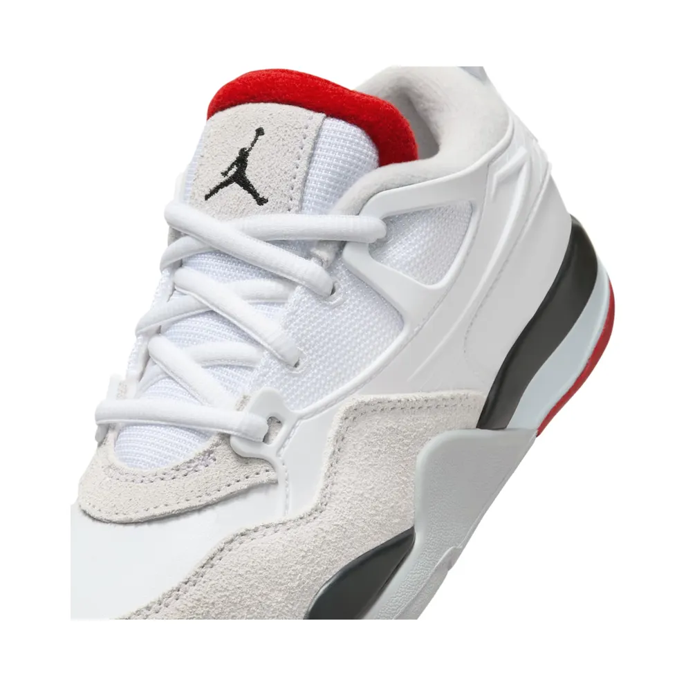 Jordan 4 RM White Black Neutral Grey Varsity Red (FQ7936-102)