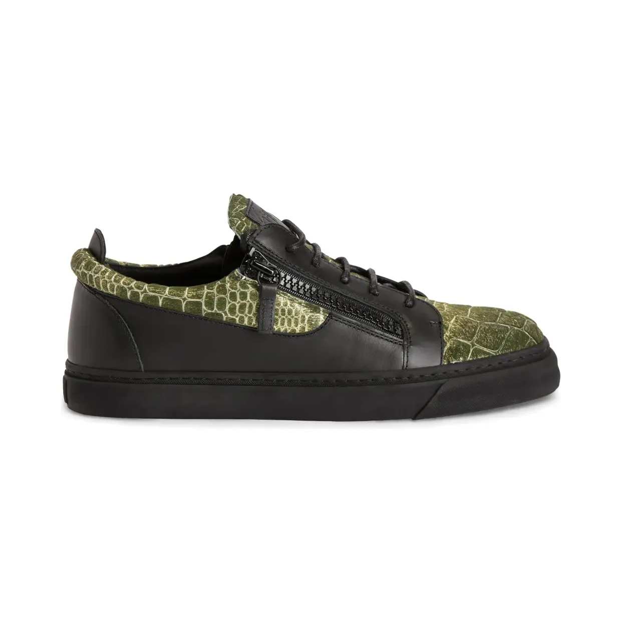 Giuseppe Zanotti Frankie mit doppeltem Reißverschluss “Black” (RU00129K53)