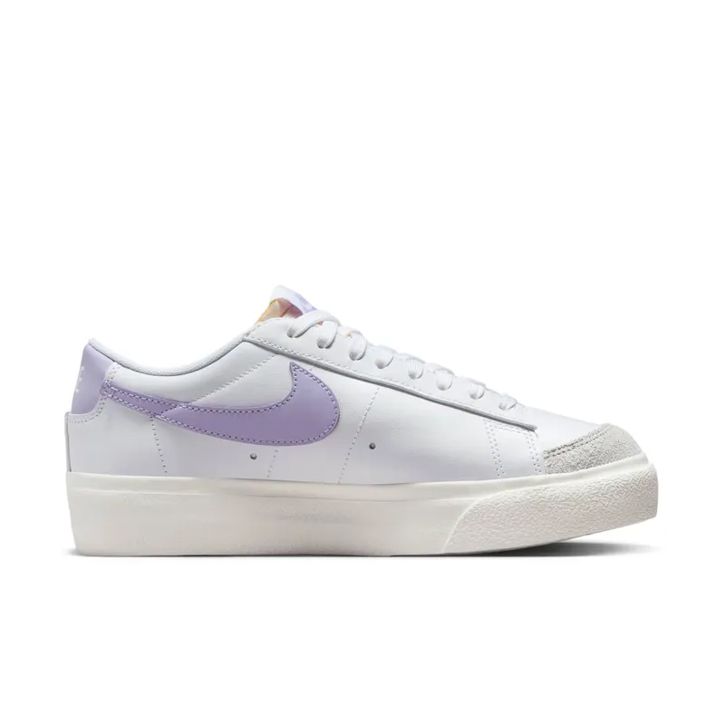 Nike Blazer Low Platform White Sail Lilac Bloom (DJ0292-114)