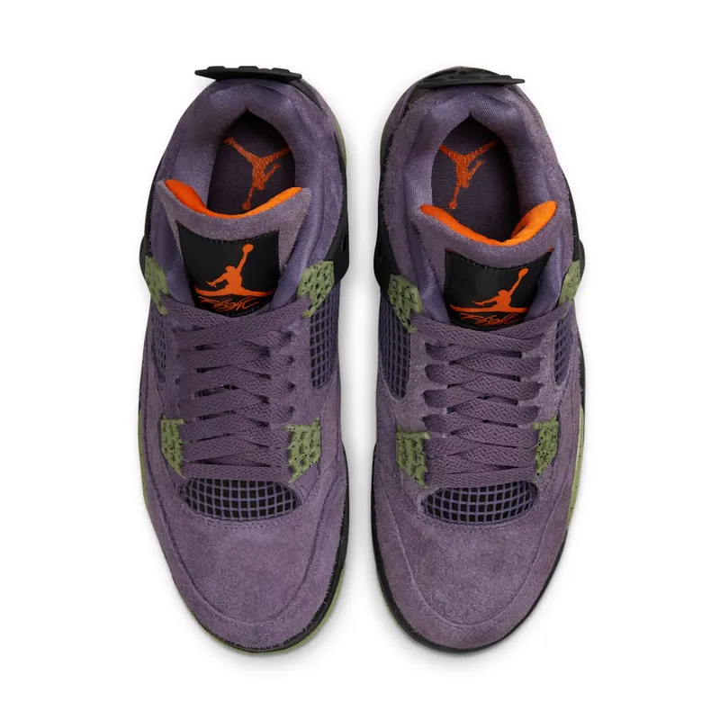 Air Jordan 4 Retro Canyon Purple/Alligator/Black/Safety Orange