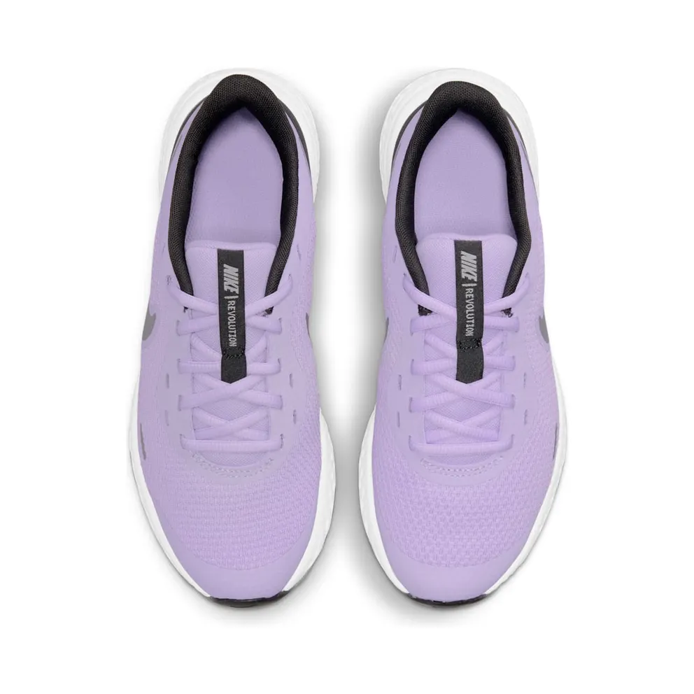 Nike Revolution 5 Purple “Lilac / Dark Smoke Grey / White / Metallic Silver” (BQ5671-509)