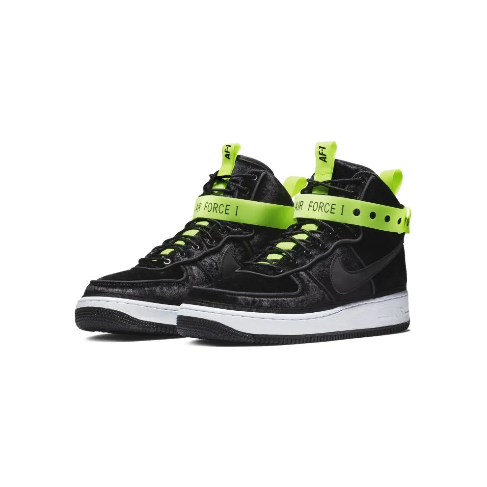 Nike Air Force 1 High Magic Stick VIP Black Black/Black-Volt-Black (573967-003)