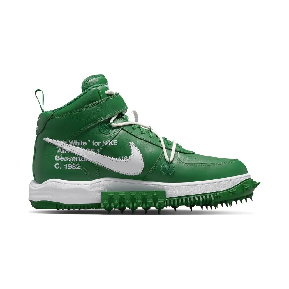 Nike Air Force 1 Mid x Off-White ™ Pine Green/White/White (DR0500-300)
