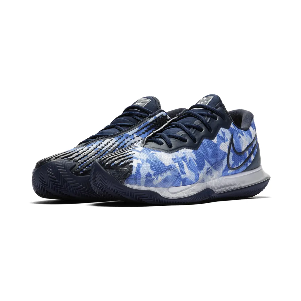 NikeCourt Air Zoom Vapor Cage 4 (gravel) Blue “Royal Pulse / White / Indigo Storm / Obsidian” (CD0425-406)