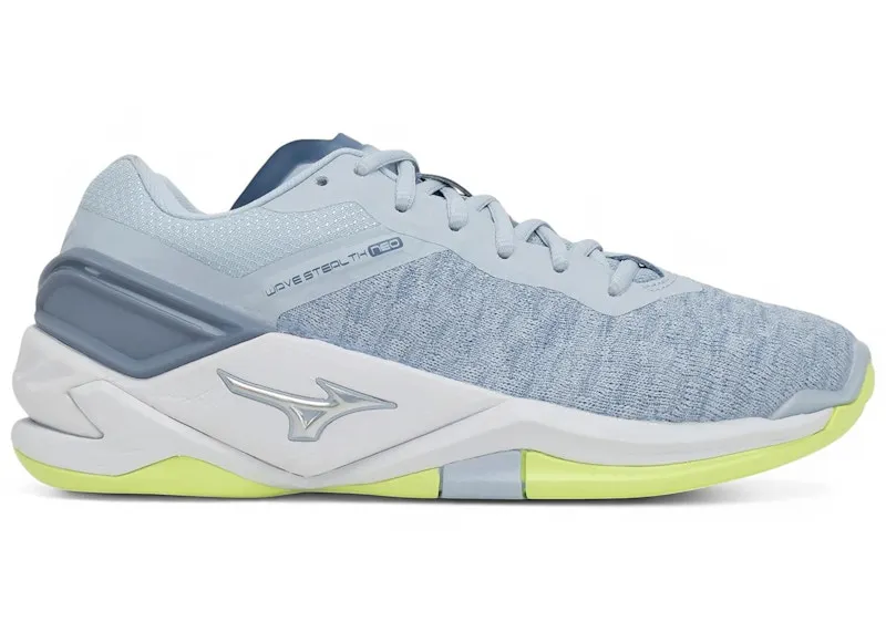 Mizuno Wave Stealth Neo Heather White Neo Lime (X1GB200002)