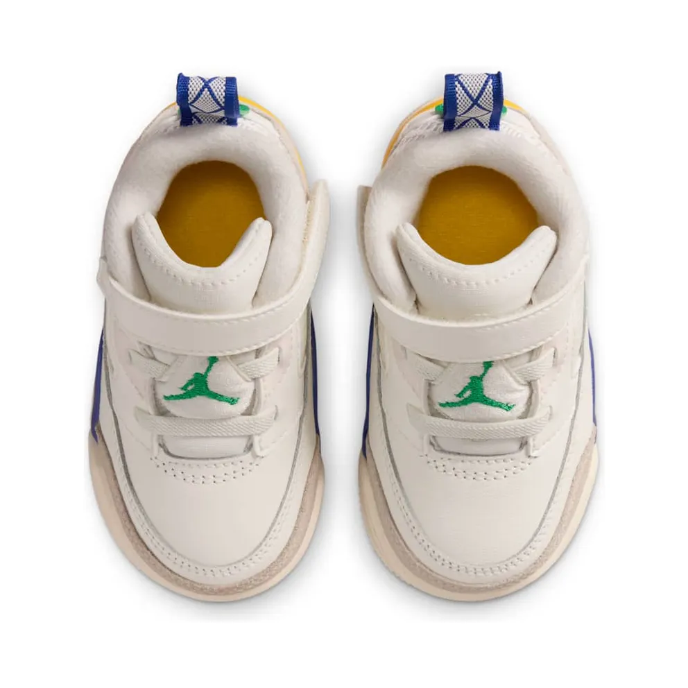 Air Jordan Spizike Low TD ‘Sail’ “Sail / Old Royal / Phantom / Lucky Green” (FQ3952-112)