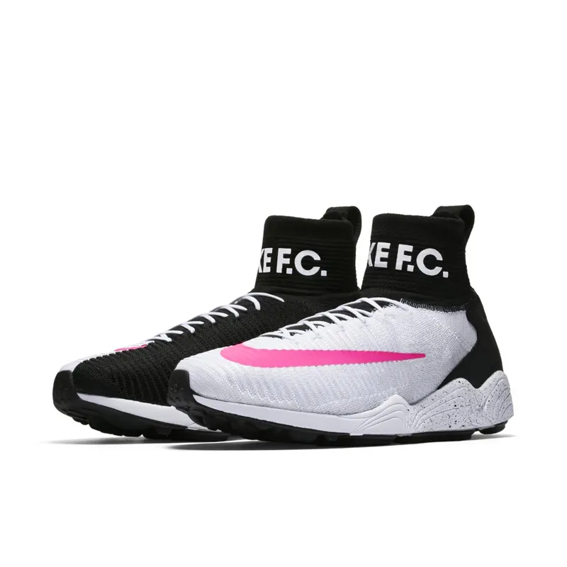 Nike  Mercurial Flyknit FC White Black Pink Blast Black/White-Pink Blast (852616-100)